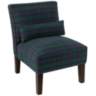 Metropol Blackwatch Fabric Slipper Chair