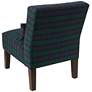 Metropol Blackwatch Fabric Slipper Chair