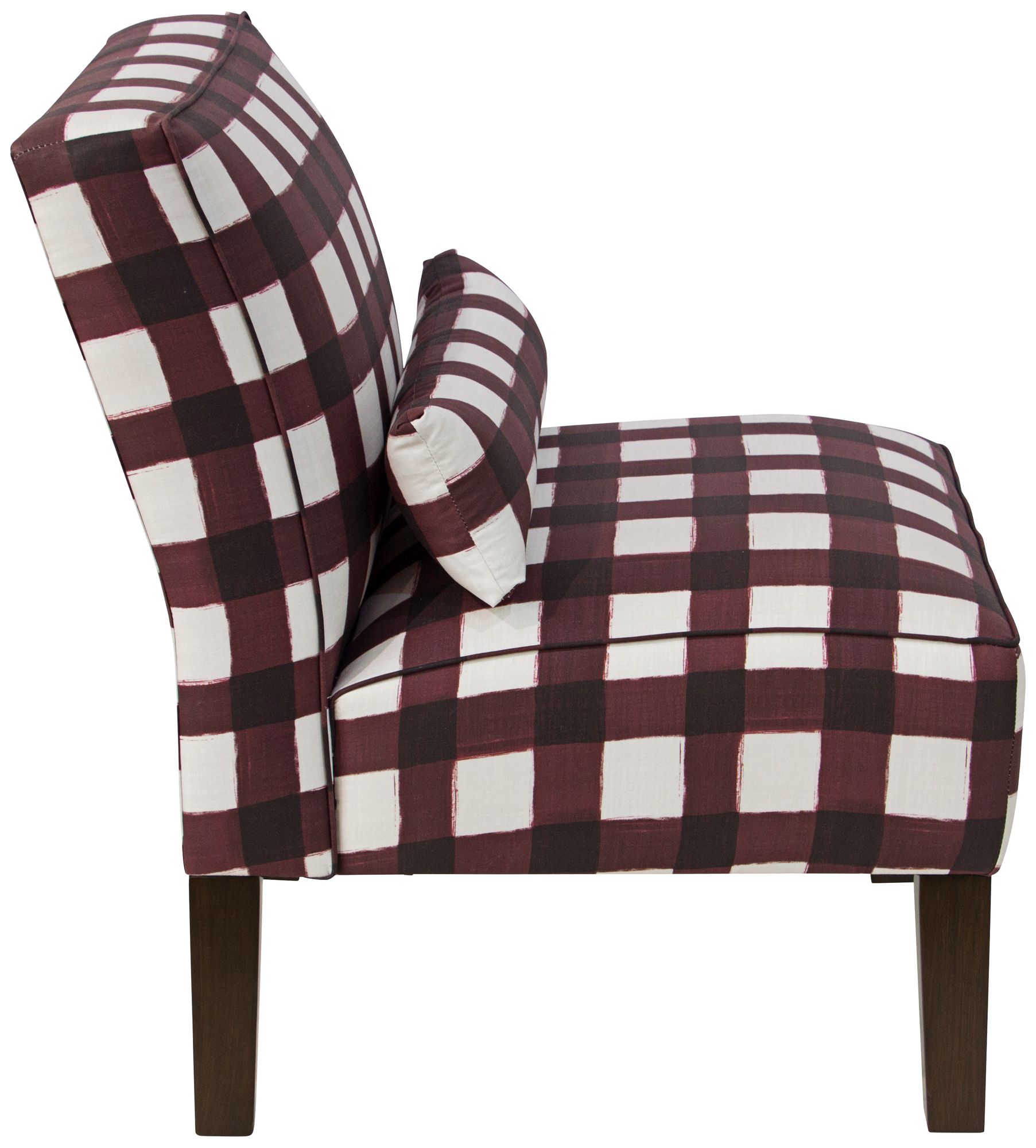 Image 3 Metropol Buffalo Square Holiday Red Slipper Chair - Made to Order more views