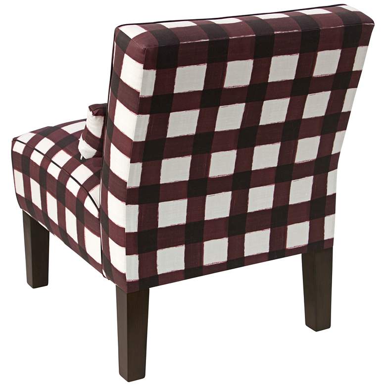 Image 4 Metropol Buffalo Square Holiday Red Slipper Chair more views