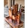 Metropolis 48"H Heavy Gauge Copper Outdoor Bubbler Fountain