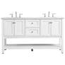 2_Metropolis 60"W White 2-Drawer Double Sink Bathroom Vanity