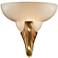 Metropolitan 10 1/4"H French Gold Hand-Made Wall Sconce