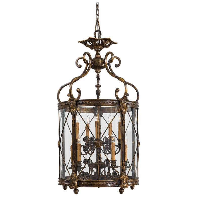 Image 2 Metropolitan 10-Light 22.04-in Bronze Oxide Pendant with Clear Glass Shades