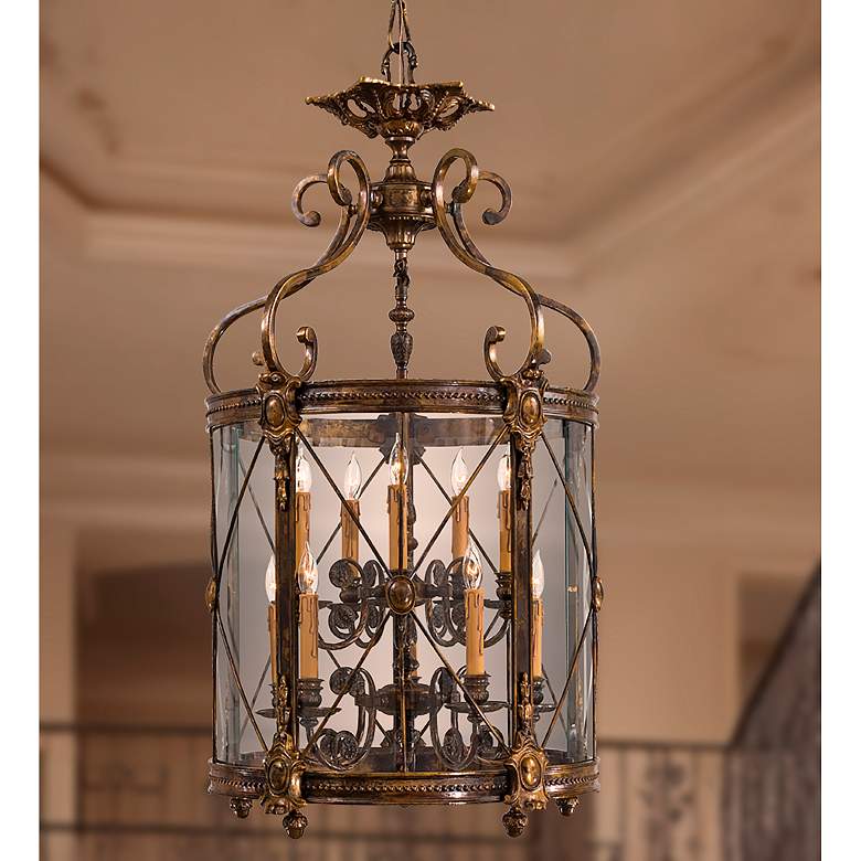 Image 1 Metropolitan 10-Light 22.04-in Bronze Oxide Pendant with Clear Glass Shades
