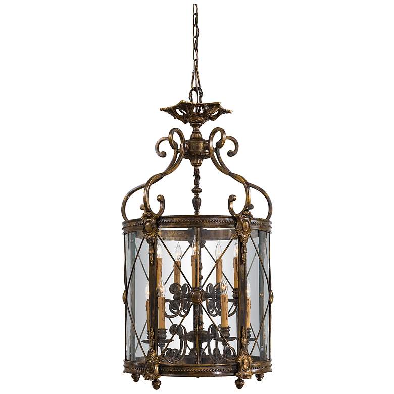 Image 5 Metropolitan 10-Light 22.04-in Bronze Oxide Pendant with Clear Glass Shades more views