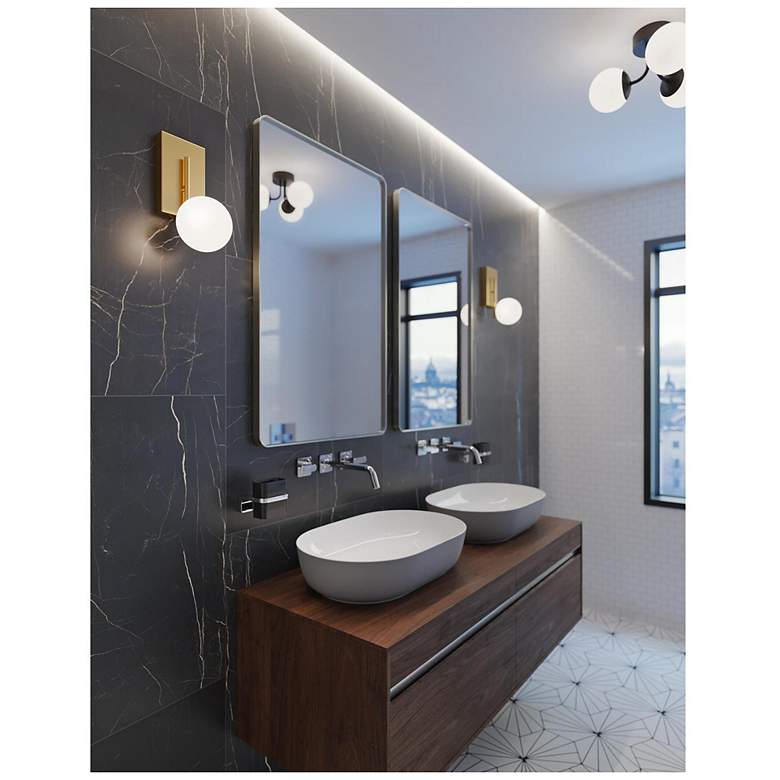 Image 4 Metropolitan 12" LED Sconce - Satin Brass more views
