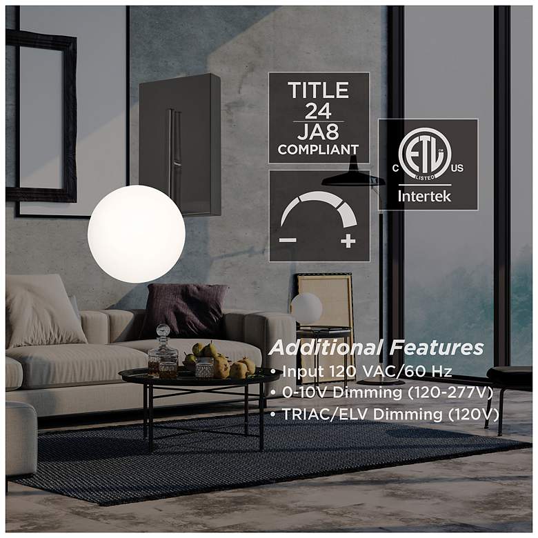 Image 7 Metropolitan 12" LED Sconce - Satin Brass more views