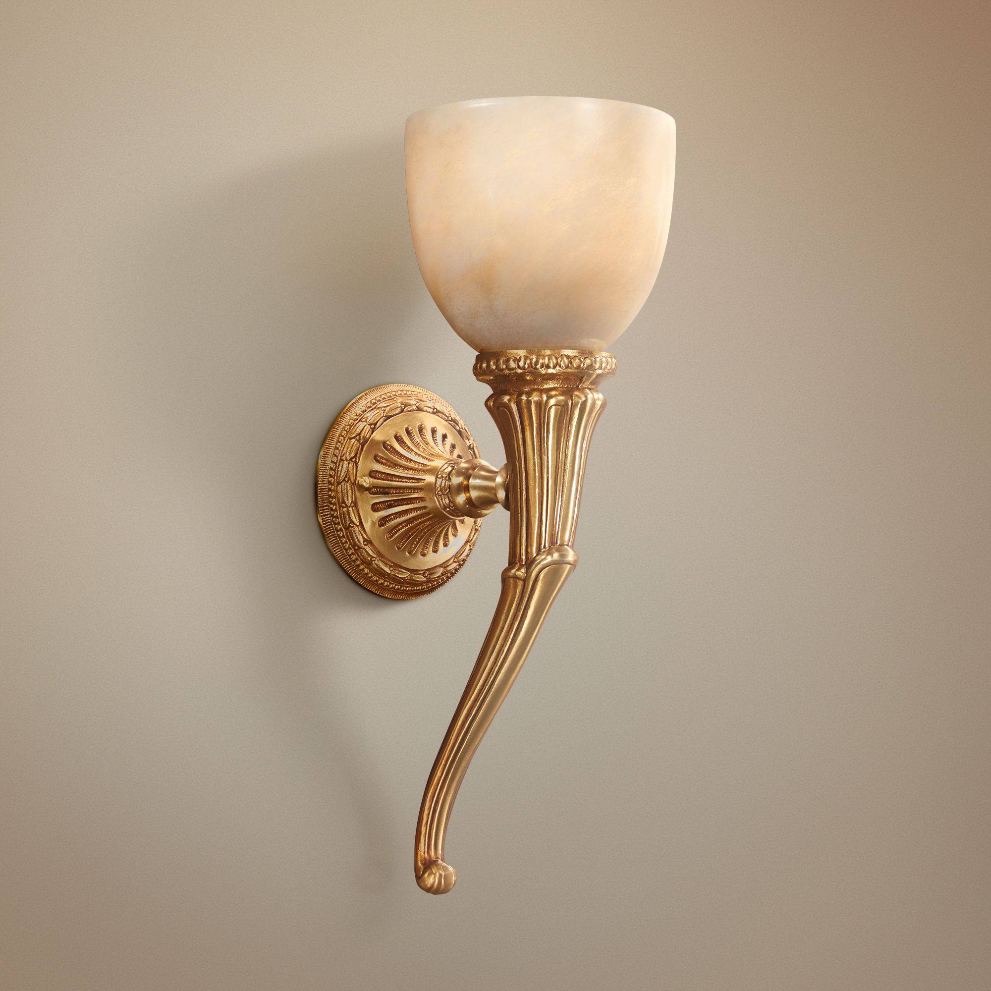 french gold wall sconce