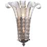 Metropolitan 2-Light 16.5-in Platinum Finish Indoor Wall Sconce