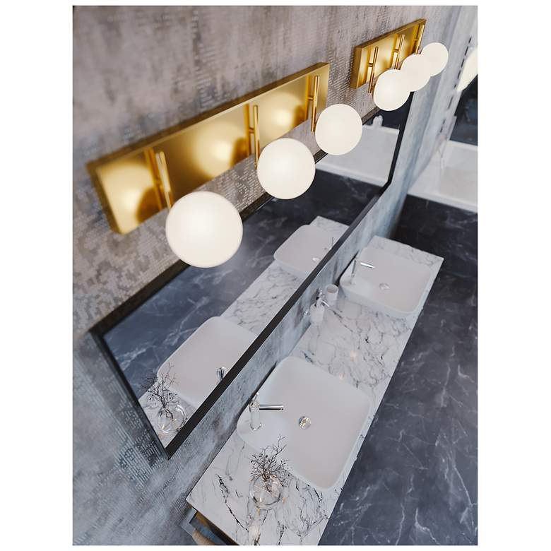 Image 3 Metropolitan 30" LED Vanity - Satin Brass more views