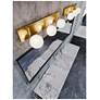 3_Metropolitan 30" LED Vanity - Satin Brass more views
