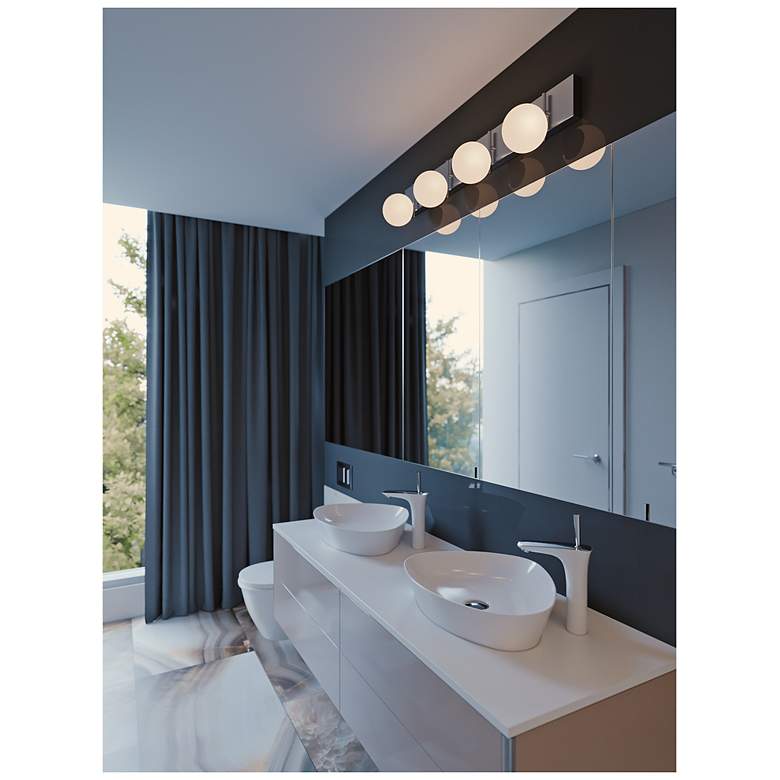Image 2 Metropolitan 38" LED Vanity - Satin Nickel more views