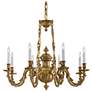 1_Metropolitan 8-Light 33-in Classic Brass Indoor Chandelier