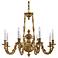 Metropolitan 8-Light 33-in Classic Brass Indoor Chandelier