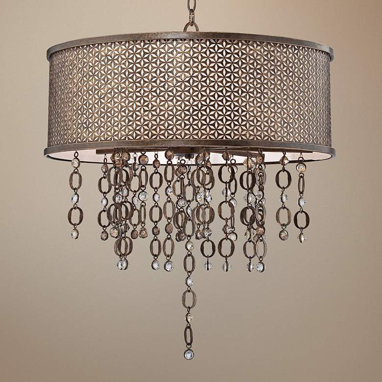 Image 1 Metropolitan Ajourer  27 3/4 inch Wide Drum Pendant Light