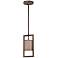 Metropolitan Ajourer 6 1/2" Wide Mini Pendant Light