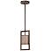 Metropolitan Ajourer  6 1/2" Wide Mini Pendant Light