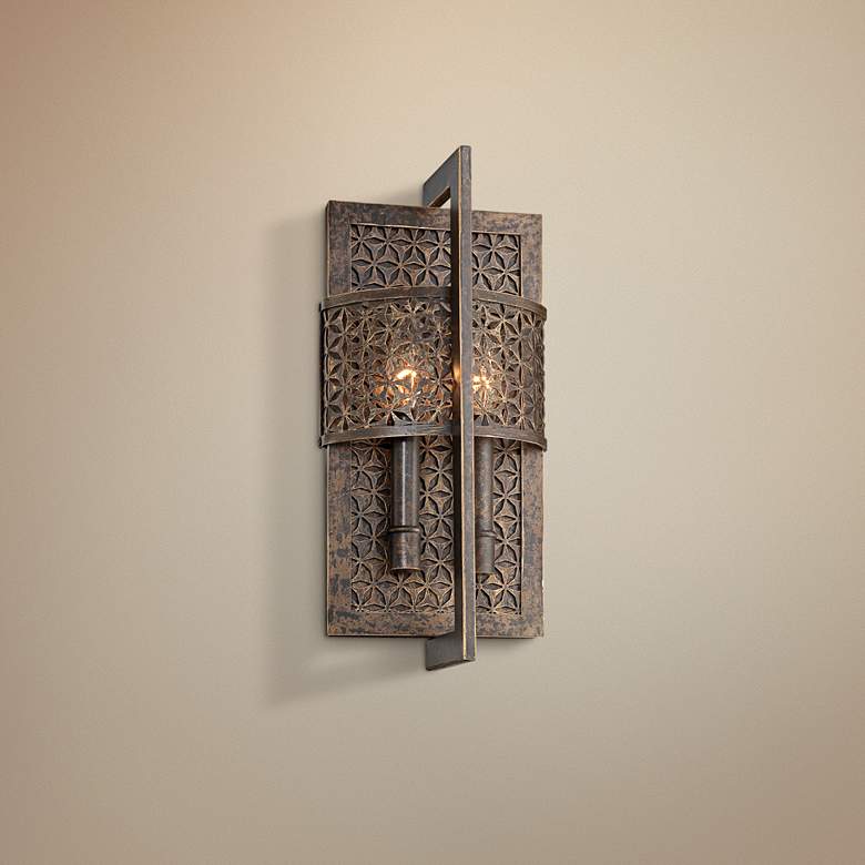 Image 1 Metropolitan Ajourer Collection 15 1/2" High Wall Sconce