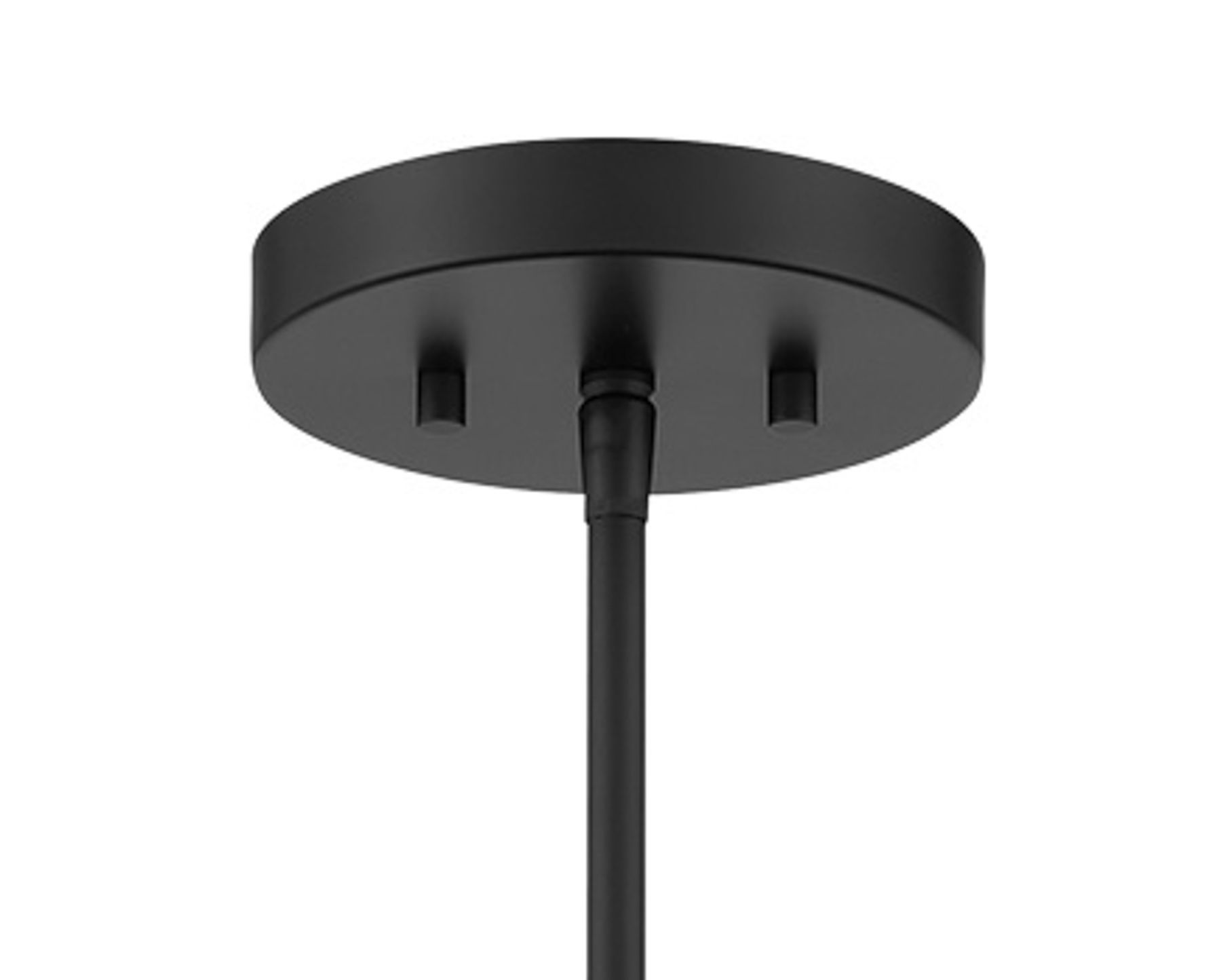 Image 2 Metropolitan Amesbury 1-Lt 11.75-in Black n Brass Pendant with Glass Shade more views