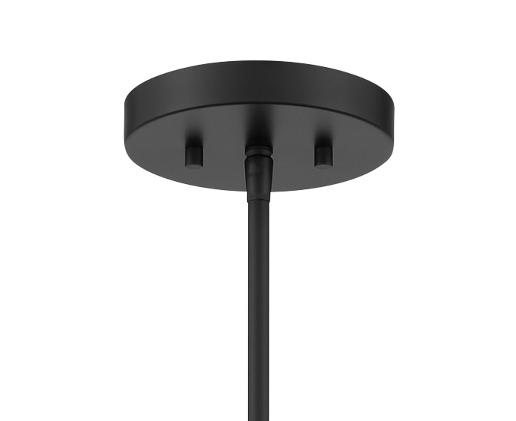 Image 2 Metropolitan Amesbury 1-Lt 15.75-in Black n Brass Pendant with Glass Shade more views