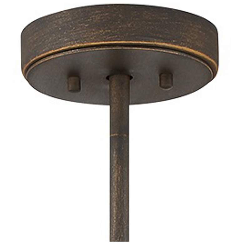 Image 3 Metropolitan Arboles 6-Light 24-in Heritage Bronze Pendant with Glass Shade more views
