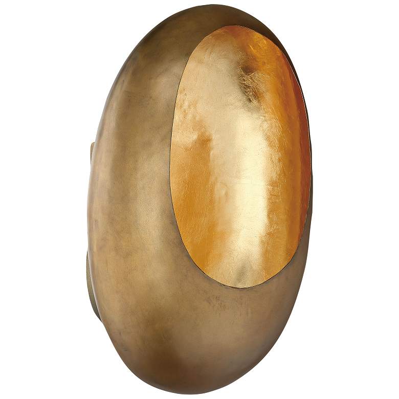Image 1 Metropolitan Arbor 17 1/2" High Antique Brass and Gold LED Wall Sconce