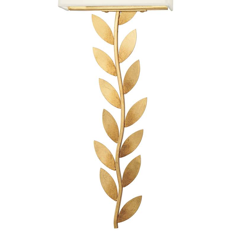 Image 3 Metropolitan Arbor Grove 24 inch High Gold Lead LED Wall Sconce more views