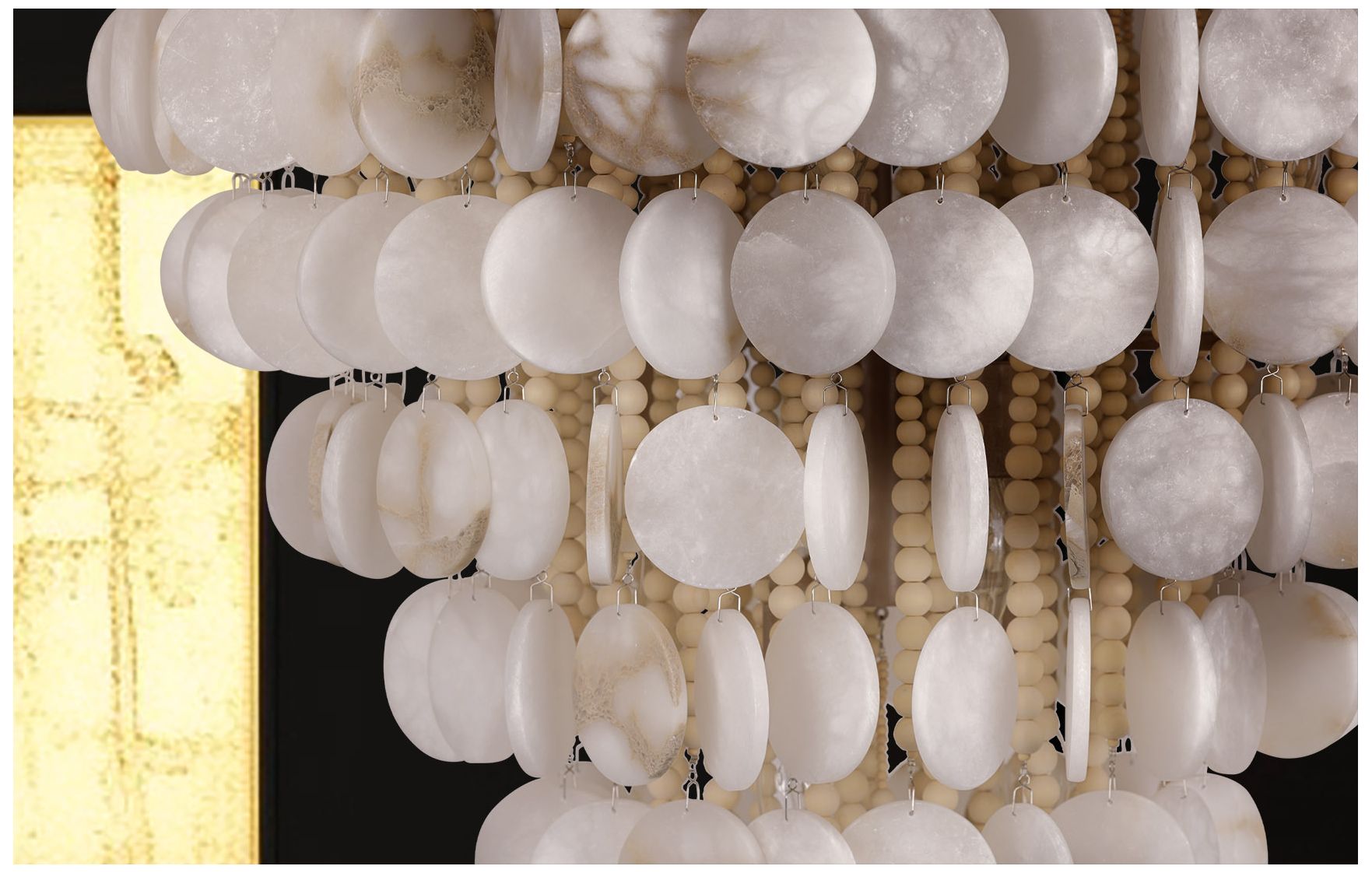 Image 6 Metropolitan Aurelia's Cove 12-Light Autumn White Pendant more views