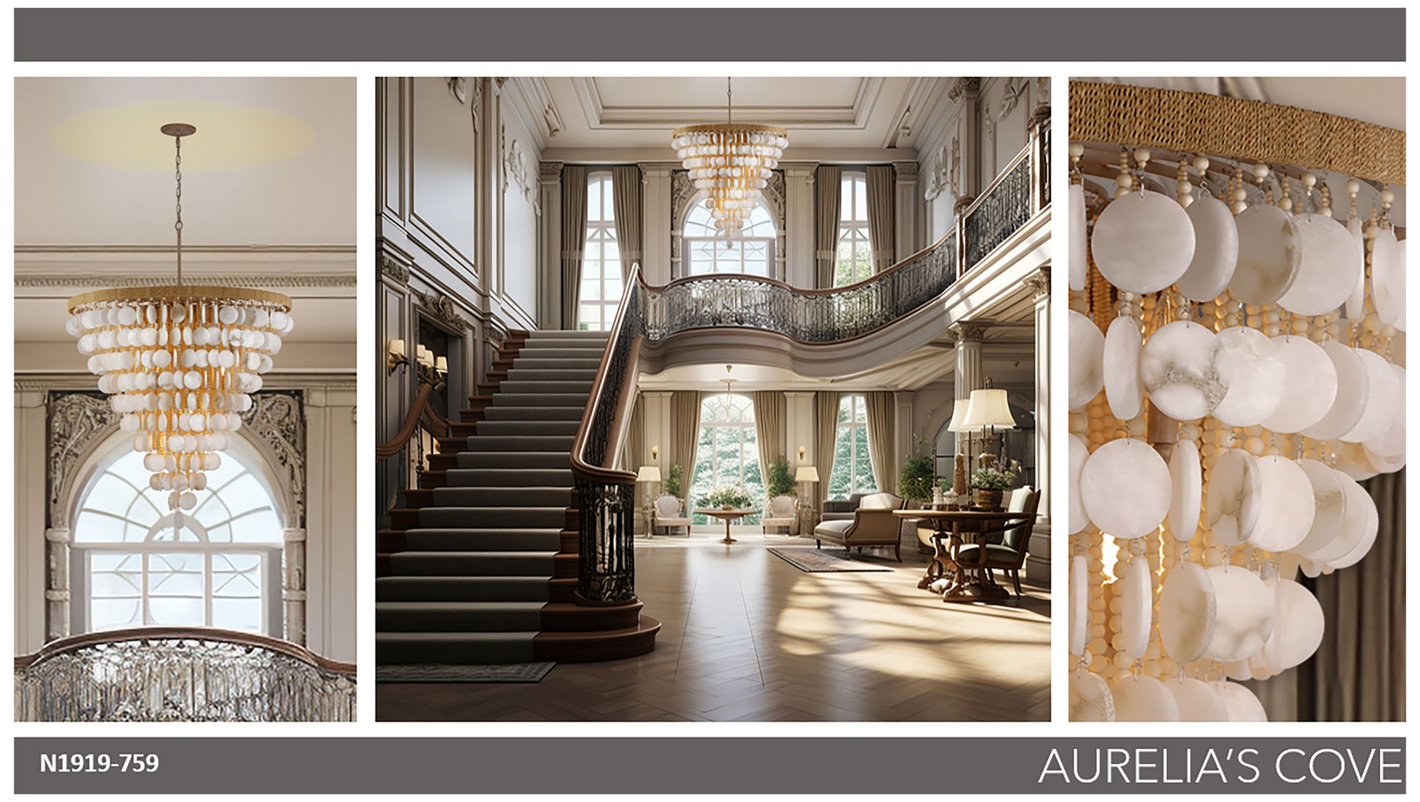 Metropolitan Aurelia's Cove 15-Light Autumn White Pendant