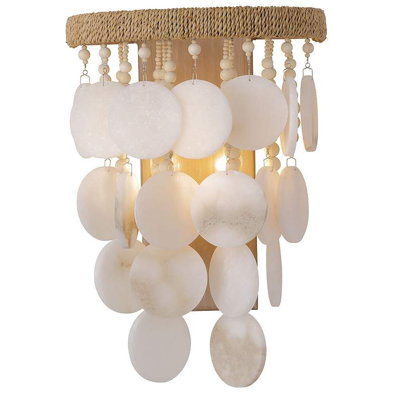 Image 2 Metropolitan Aurelia's Cove 2-Light Autumn White Wall Sconce