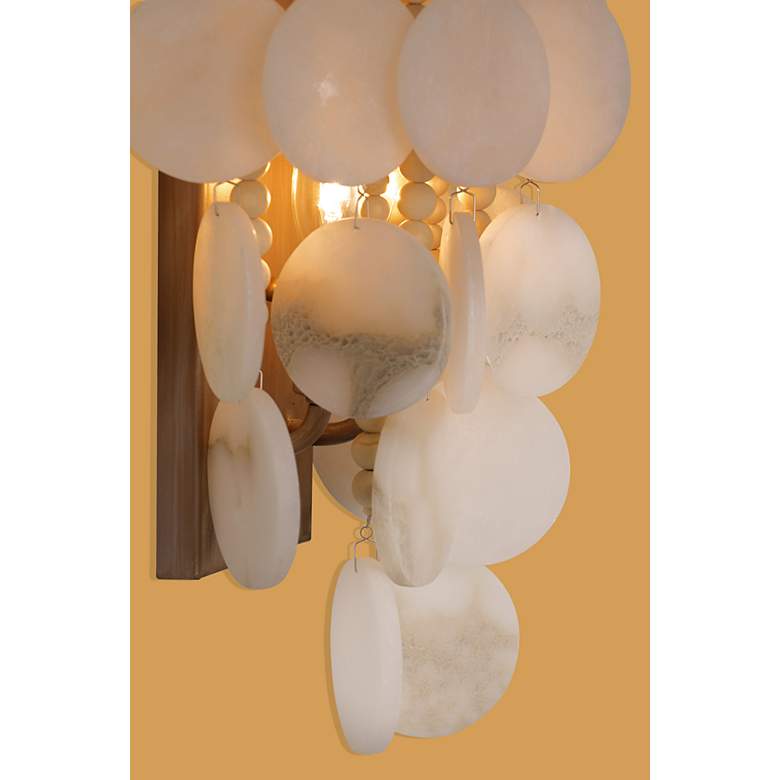 Image 7 Metropolitan Aurelia's Cove 2-Light Autumn White Wall Sconce more views