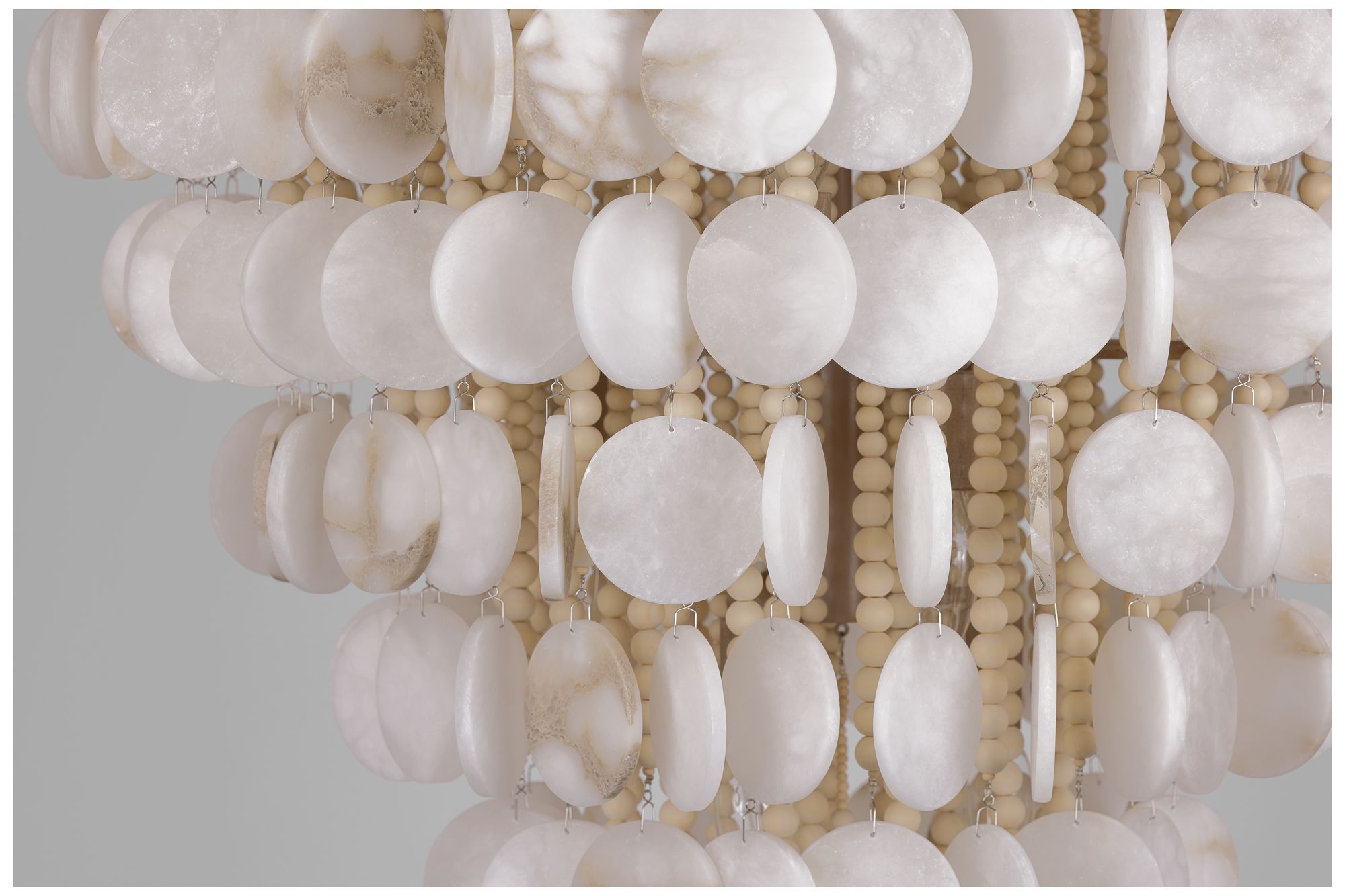 Image 7 Metropolitan Aurelias Cove 12-Lt 28.5-in Autumn White Pendant with Accents more views