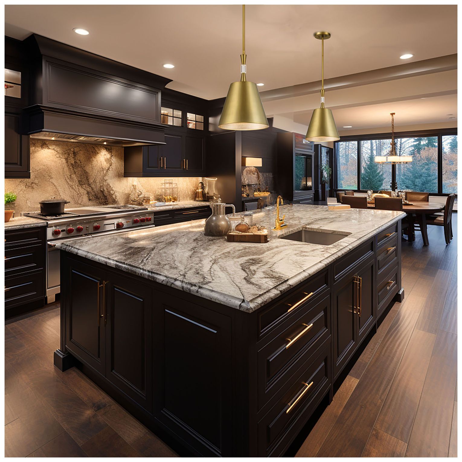 Image 5 Metropolitan Baratti 12" Wide Soft Brass Mini Pendant more views