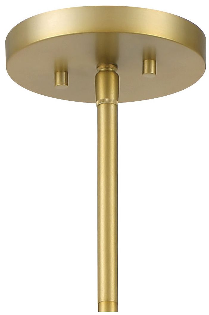 Metropolitan Baratti 12" Wide Soft Brass Mini Pendant