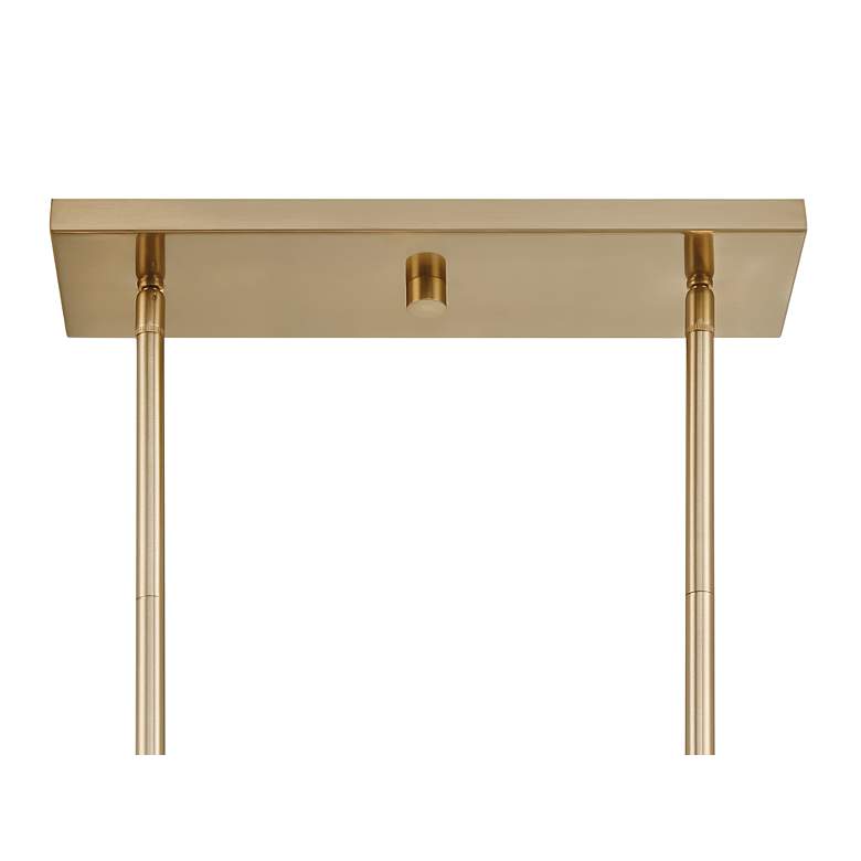 Image 5 Metropolitan Bardon 5-Light 48.24-in Celeste Brass Chandelier with Shade more views
