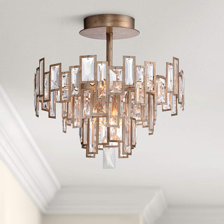 Image 1 Metropolitan Bel Mondo 18 1/2" Wide Gold Ceiling Light