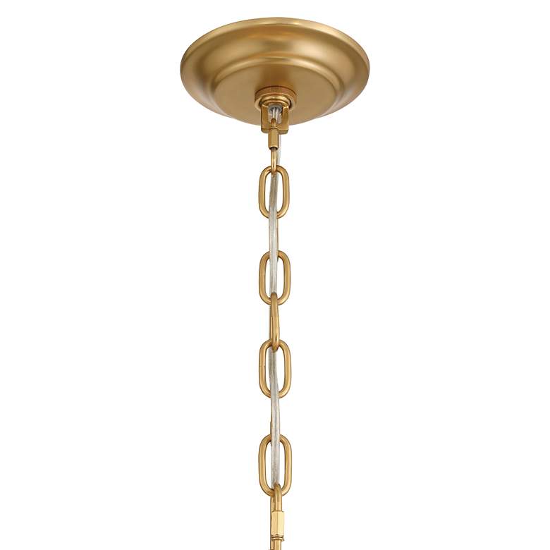 Image 5 Metropolitan Bloome 6-Light 29-in Legacy Brass Indoor Chandelier more views