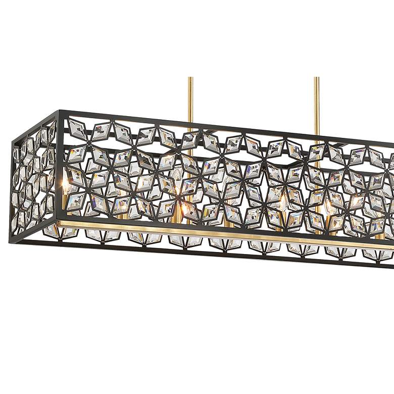 Image 3 Metropolitan Brookcrest 39 1/4" Wide Crystal Kitchen Island Light more views