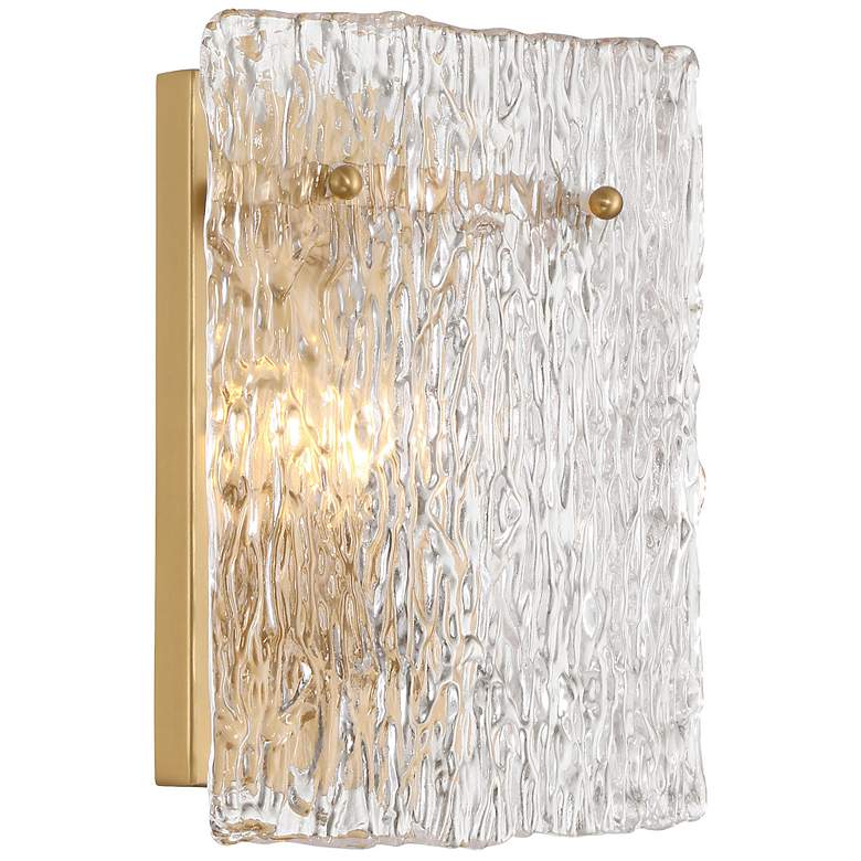Image 1 Metropolitan Brookstreet 1-Light 9.25-in Legacy Brass Indoor Wall Sconce