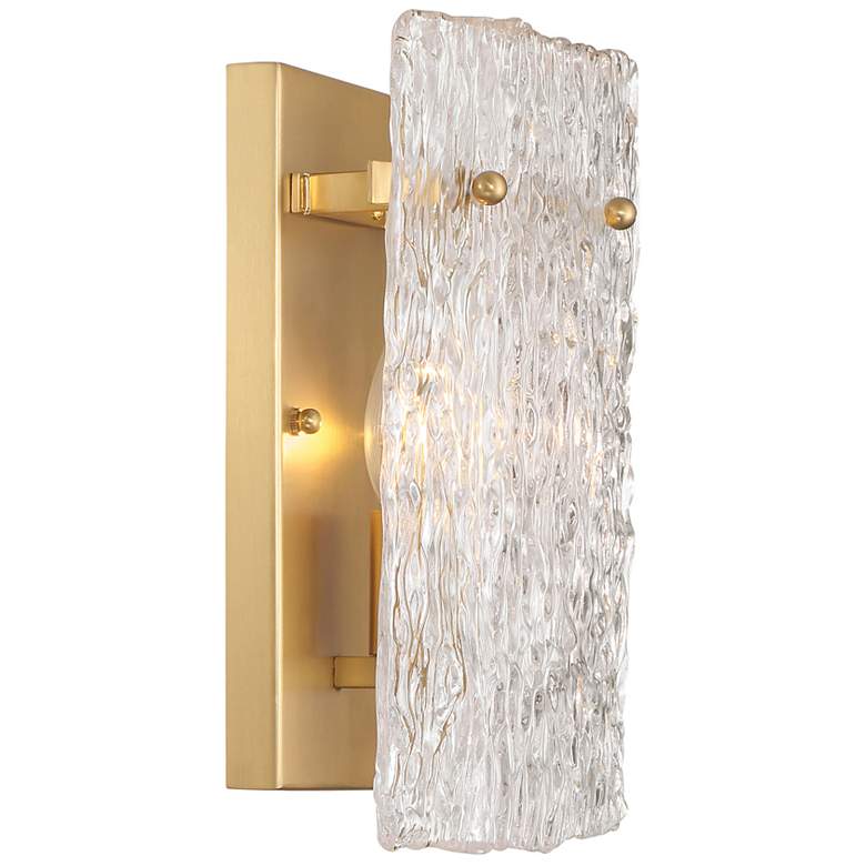 Image 4 Metropolitan Brookstreet 1-Light 9.25-in Legacy Brass Indoor Wall Sconce more views