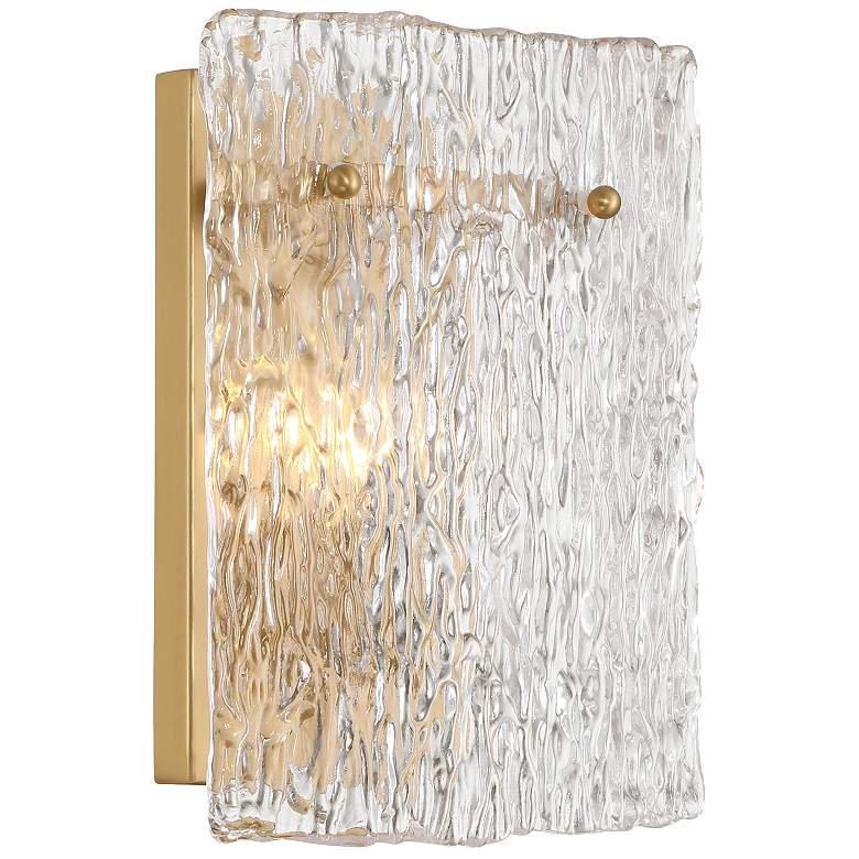 Image 5 Metropolitan Brookstreet 1-Light 9.25-in Legacy Brass Indoor Wall Sconce more views