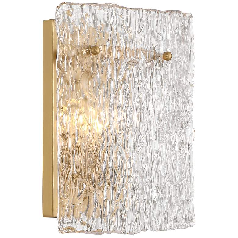 Image 6 Metropolitan Brookstreet 1-Light 9.25-in Legacy Brass Indoor Wall Sconce more views