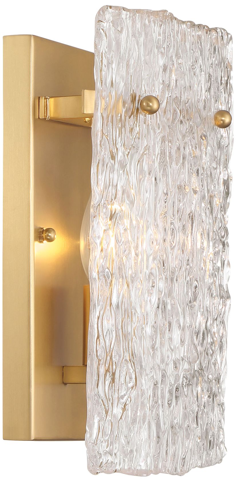 Image 5 Metropolitan Brookstreet 1-Lt 9.25-in Legacy Brass Wall Sconce with Shade more views