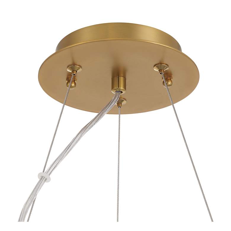 Image 5 Metropolitan Brookstreet 6-Light 29.5-in Legacy Brass Indoor Pendant more views