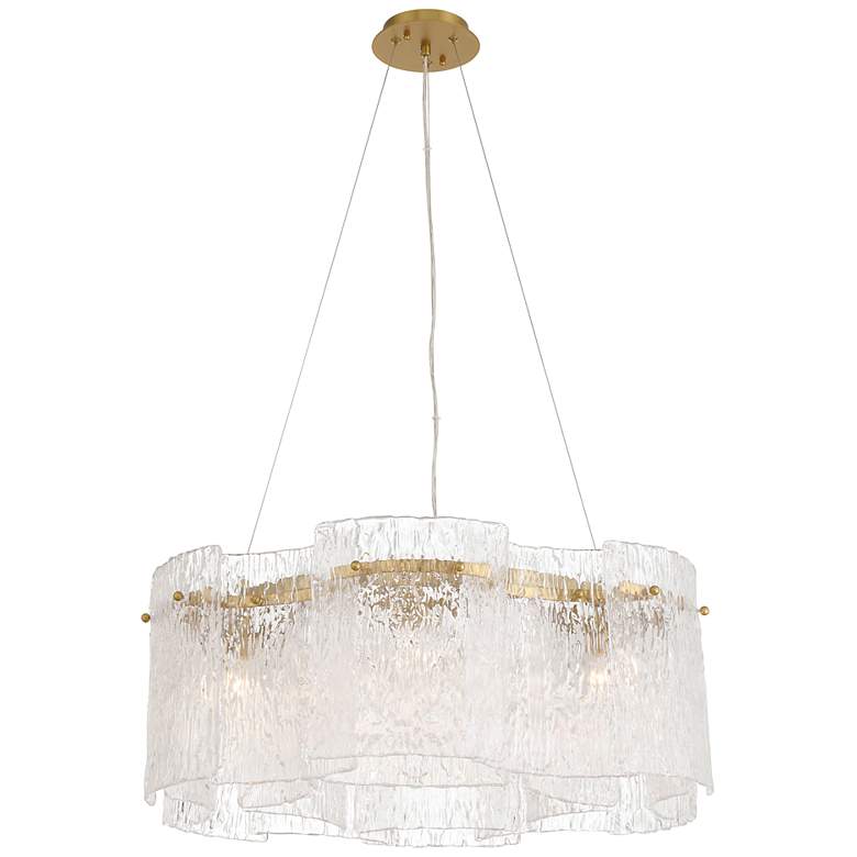 Image 6 Metropolitan Brookstreet 6-Light 29.5-in Legacy Brass Indoor Pendant more views