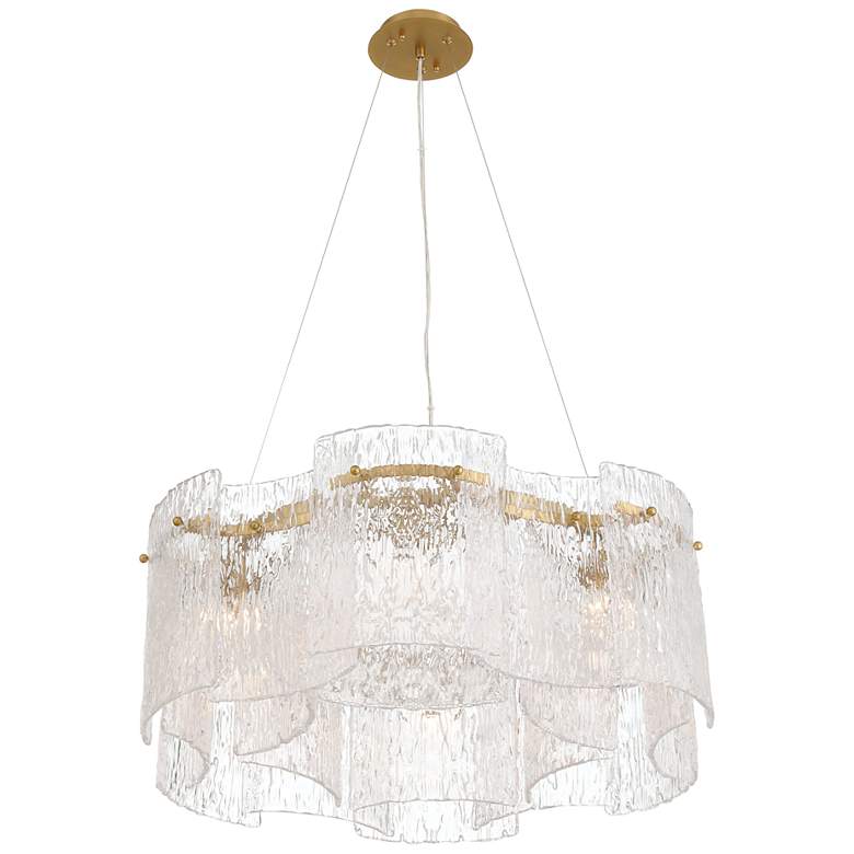 Image 7 Metropolitan Brookstreet 6-Light 29.5-in Legacy Brass Indoor Pendant more views