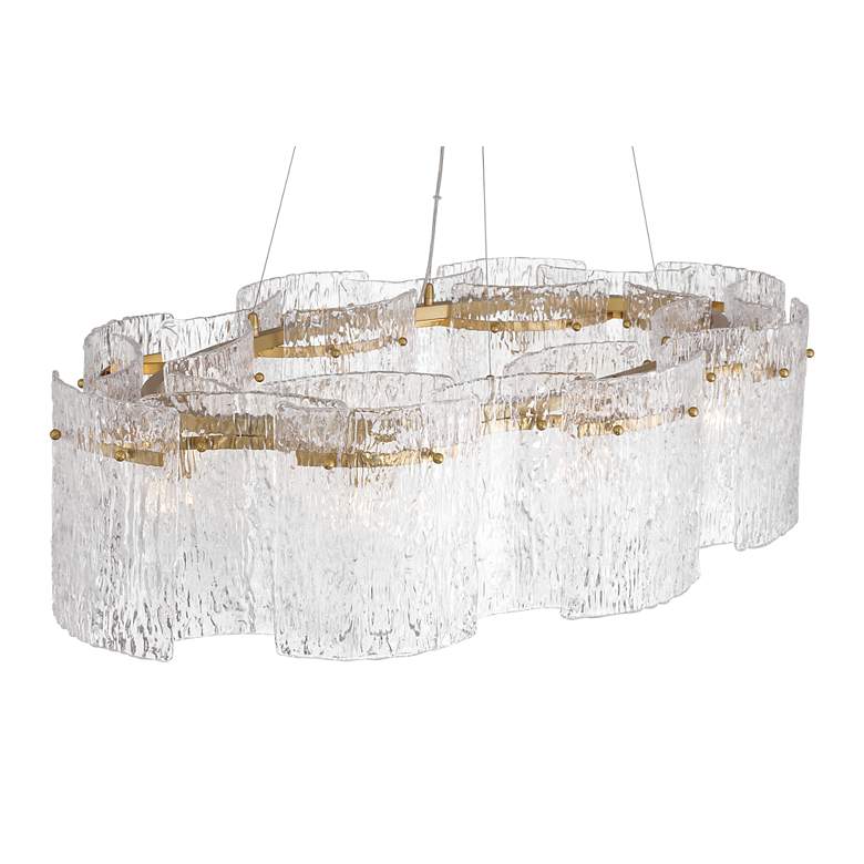 Image 2 Metropolitan Brookstreet 8-Light 27.5-in Legacy Brass Indoor Pendant more views
