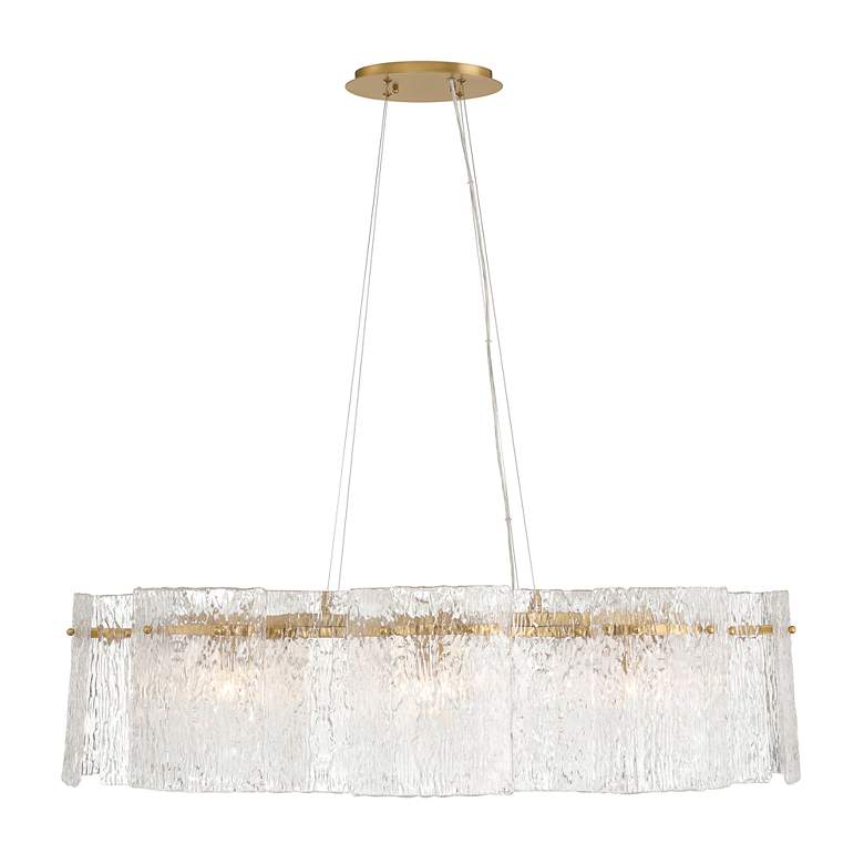 Image 6 Metropolitan Brookstreet 8-Light 27.5-in Legacy Brass Indoor Pendant more views