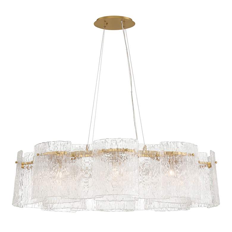 Image 7 Metropolitan Brookstreet 8-Light 27.5-in Legacy Brass Indoor Pendant more views